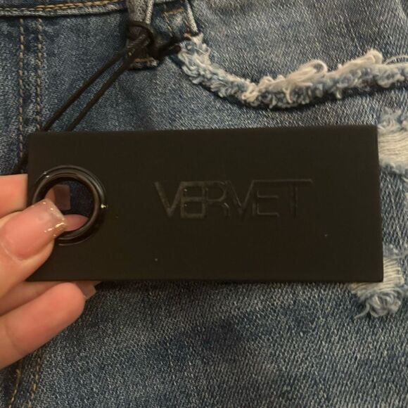 Vervet NWT Distressed High Rise Boyfriend Jeans Size 29 - Picture 5 of 8